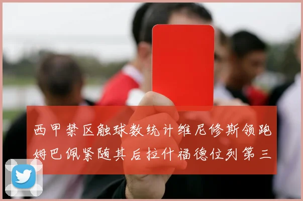 西甲禁区触球数统计维尼修斯领跑姆巴佩紧随其后拉什福德位列第三